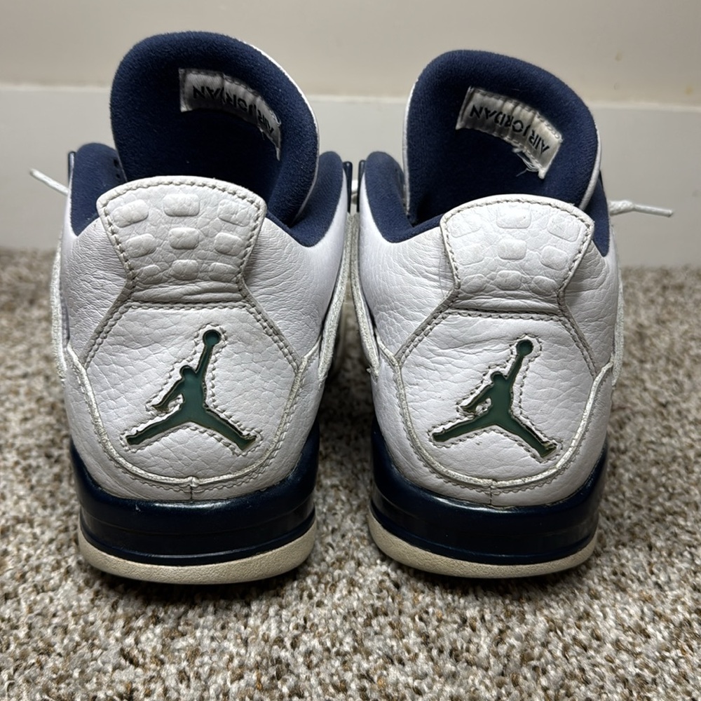 NIKE Men's Jordan 4 Retro Columbia Shoes Size 8 - Picture 9 of 12
